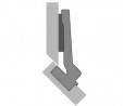 HETTICH 48096 Intermat 9936 angled 45° loaded 95° TH52 screw