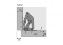 HETTICH 20126 hinge mini to screw on