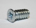 Euroscrew 6.3x13/8 countersunk head 8mm PZ2 zinc white