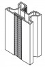 SEVROLL 02379 Master handle profile, 3m silver