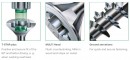SPAX screw 3,5x45 countersunk head TXS,W,4C MH