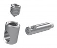 Cam screw-in dowel  TF08 FZ galvanized