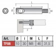 Cam screw-in dowel  TF08 FZ galvanized
