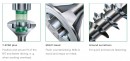 SPAX screw 4x45/30 countersunk head TXS, W, 4C MH, partial thread