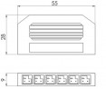 StrongLumio switchboard LED 6x Mini connector bed lifter 0.25m