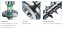 SPAX screw 4x20 semi-round head TXS, W, 4C