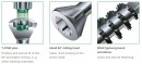 SPAX screw 3,5x55 flooring countersunk head TXS,W,4C MH