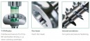 SPAX screw 4x16 half-round head TXS, W, 4C