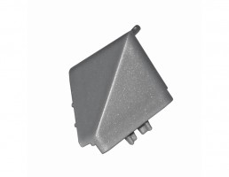 Outer Corner 90° L20/p/74, Dark Grey