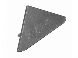 End-cap  L20/z/74, Dark Grey