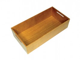 KES 009174 box rectangle with handles oak