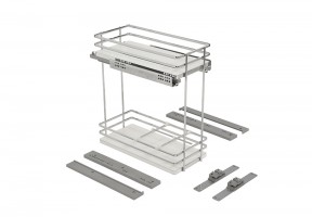 VIBO Galaxy double basket lower 400mm white P/L