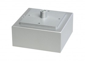 Furniture leg 704R height 50mm gray RAL9006