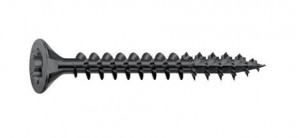 SPAX screw 4x30 countersunk head TXS black zinc