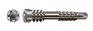 SPAX screw 5x48 decking to aluminum, silver