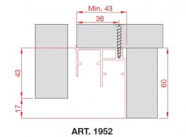 TERNO bottom profile 1952 / A 3m anodized