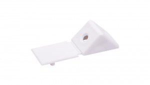 Connecting angle plastic small white