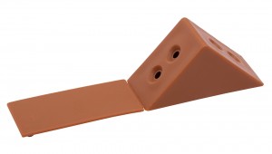 Connecting angle plastic large calvados