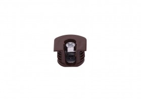Eccentric shelf SE02-20x14mm brown