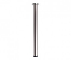 StrongLegs table leg TS001, 820R/60mm, satin nickel matt