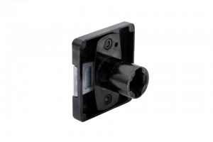 LEHMANN Drawer lock 391, P4, right, black