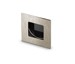 HETTICH 9207531 APOLDA handle 65x65 mm glossy black/brushed stainless steel