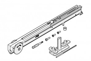 HAWA 25988 Junior 120 shock absorber for sliding fittings 80 - 120kg
