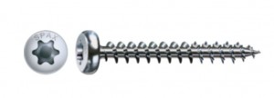 SPAX screw 3x16 semi-round head TXS, W, 4C