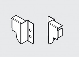 BLUM Z30M000S.04 back holder "M" white R+L