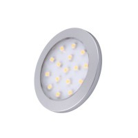 LED spotlight Orbit 1,5W, 12V, 16 LED, alu warm white