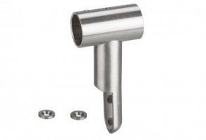 WC upper fixing clamp 90° for KD 12mm