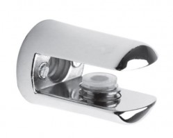 Glass shelf support Danina satin chrome