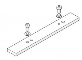 HAWA 24321 Folding Concepta connecting element of the upper guide