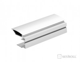 SEVROLL Alfa II profile 16/18mm 2,7m white matt