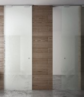 TERNO Vetro 40 fitting set for glass doors 120kg with absorber
