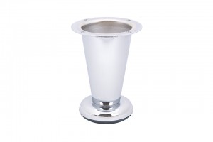 StrongLegs furniture leg FS016, 100Rmm, shiny chrome