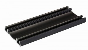 SEVROLL Elegant II bottom guide 2,35m black gloss