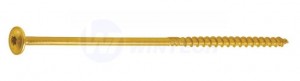 GPR wood screw T30 6x80/48 plate head zinc yellow, partial thread