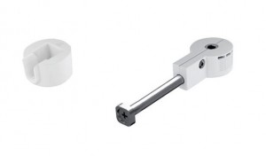 K-IF-Quick 35mm conn.bolt for worktop 100mm + plastic counterpart