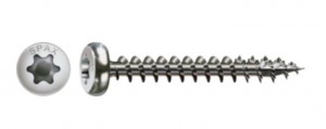 SPAX screw 5x50 semi-round head TXS, A2, 4C, stainless steel