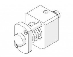 HAWA 25370 Junior 80 sliding interior fitting spring stop up to 80kg