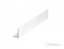 SEVROLL 04054 angle Mini 17x11mm 2.35m white gloss