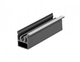 SEVROLL Pax top guide rail 3m white gloss