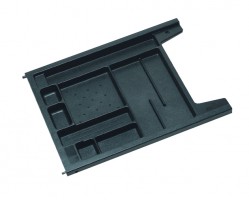 BBP Pencil tray height 30 mm black plastic for ball slide