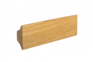 TULIP Handle Oblong oak lacquered+screws