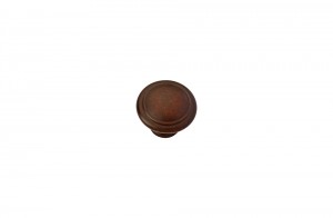 Marella Design knob Columnae 30 old copper dark