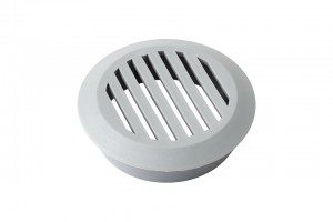 Duct vent 50mm gray height 17mm