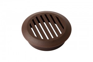 Duct vent 50mm brown height 17mm