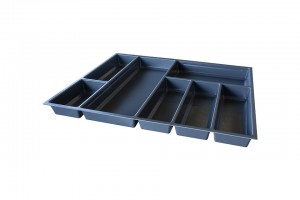 Cutlery tray SKY 500/70 (622 x 474 mm) anthracite