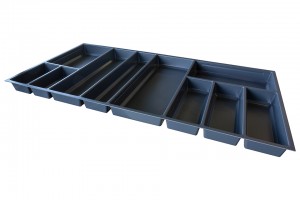 Cutlery tray SKY 500/100 (922 x 474 mm) anthracite